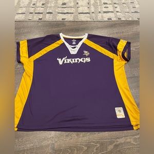 Women's Purple and Yellow Jersey Top